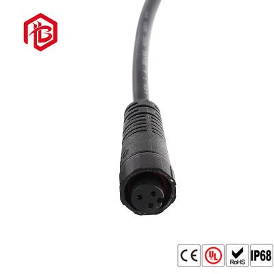 China Screw Locking 250V M12 Waterproof Cable Connector for sale