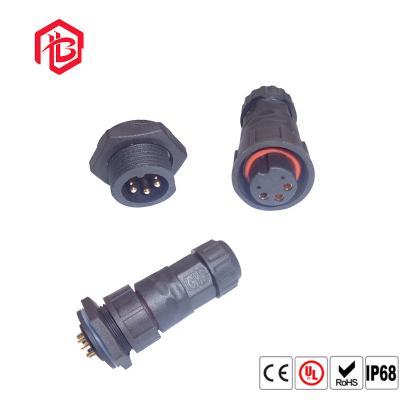 China O diodo emissor de luz que ilumina 2 3 4 5 Pin K19 IP67 Waterproof o conector à venda