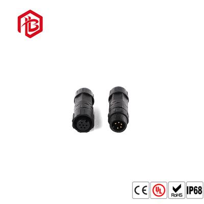 China Push Locking M12 Assembled Waterproof Circular Connector for sale