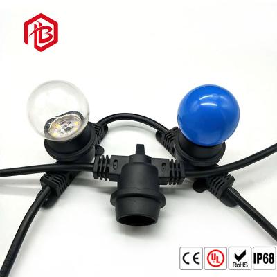 中国 E27ランプのホールダー ライト ソケット ポリ塩化ビニール プラスチック ランプの基盤ip67 ip68の防水コネクター 販売のため