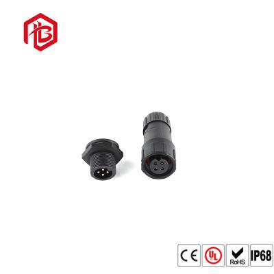 China Solder Plug M14 Waterproof Electrical Power Cable Connector for sale