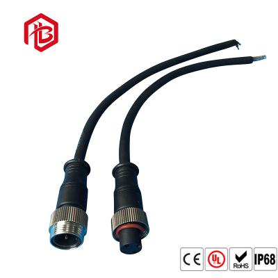 China Metal M16 Welding Black White IP68 Power Connector for sale