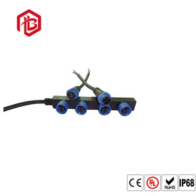 China Nylon F Shape PA66 M15 Multi Pin Connectors Waterproof for sale