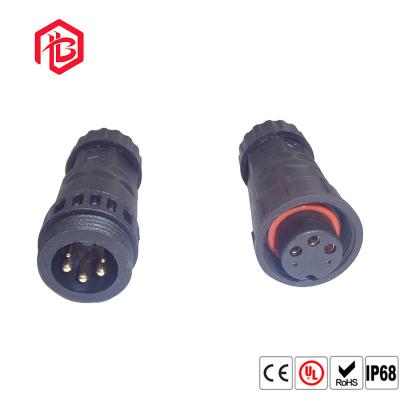 China Conectores impermeables de cobre de Pin Push Locking Nylon 300V 10A del contacto de la aleación en venta