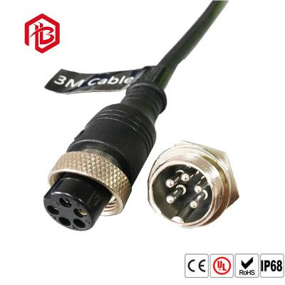 China Outdoor LED Display GX16 Waterproof Electrical Plugs for sale