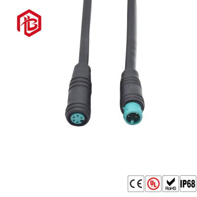 China Nylon Rubber M8 Low Voltage Waterproof Connector for sale