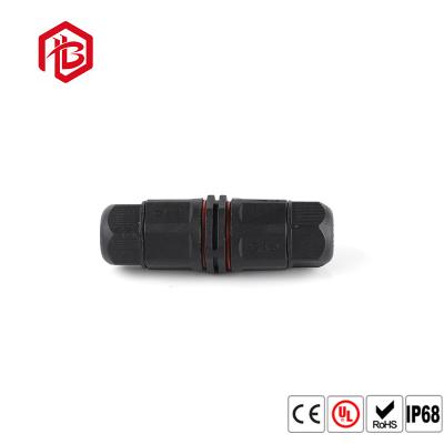 China Male To Female L Type IP68 2P / 3P 20A Waterproof Connectors for sale