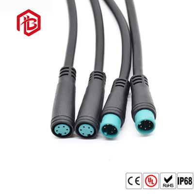 China UL TUV Electrical Wire M8 4 Pole Connector for sale
