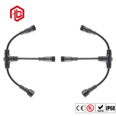 China 3000 Times 5 Pin  IP65 T Type Waterproof Connectors for sale