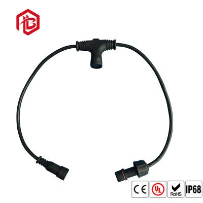 China Extend T Type Cable Male Female Multi Pin Connectors Waterproof for sale