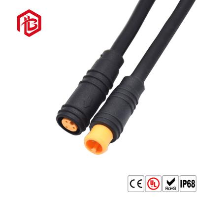 China Outdoor PVC Rubber M8 Watertight Cable Connector for sale