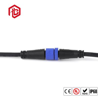 China Male To Female 3 Pin M15 Watertight Cable Connector for sale