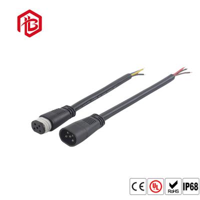 China Large Flat 3 4 5 Pin Waterproof Male Female Connector for sale