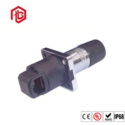 China Male Female Plug / Socket RJ45 Waterproof Connector for sale