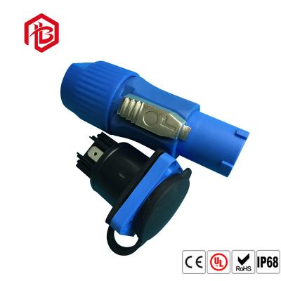 China LED Display Panel Mount  IP67 IP68  RJ45 Waterproof Connector for sale