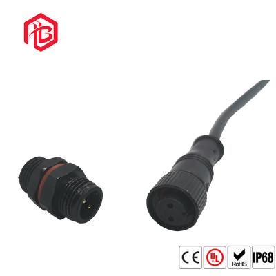 China 2 3 4 Pole IP68 Metal M12 Waterproof Plugs And Sockets for sale