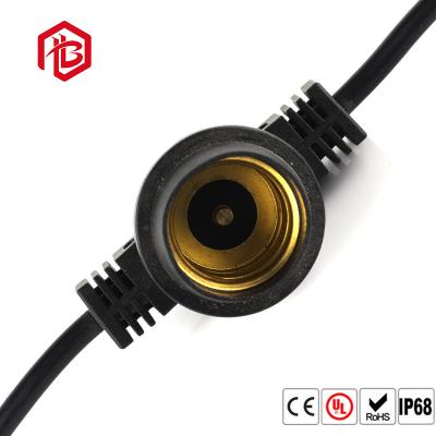 China 2 zócalo negro blanco del tenedor de la lámpara de Pin Ip 65 E27 para el bulbo llevado en venta