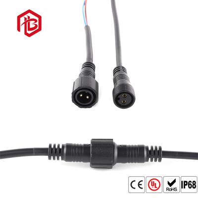 China IP67 IP68 M18 2 Pin Waterproof Connector Plug For Electromechanical for sale