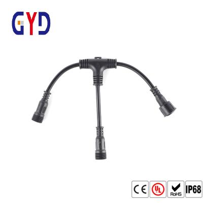 China Tipo conectores plásticos herméticos de 3 maneras T del alambre eléctrico del conector de cable del divisor en venta