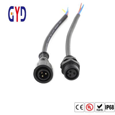China Panel Mount IP67 IP68 Waterproof Male Female Connector Terminal Connector for sale