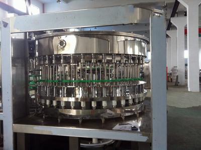 China 40 Filling Head Rotary Bottle Filling Machine , PET / Glass Bottle Production Line for sale