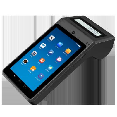 China NFC Android Smart POS Terminal 7 Inch With Printer Capacitive Screen for sale