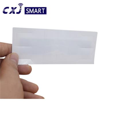 China Passive UHF RFID Tag Sticker , RFID Label Sticker Alien H3 9654 For Car Windshield for sale