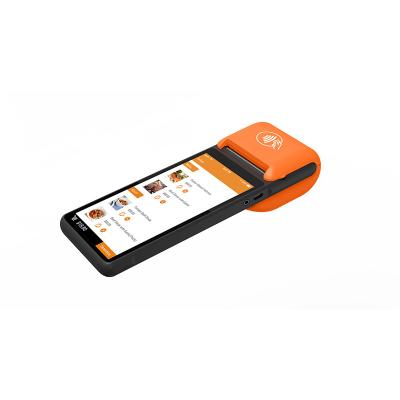 中国 Contactless Card Payment Handheld Android 11 Pos Terminal With 40mm Ticket Printer 販売のため