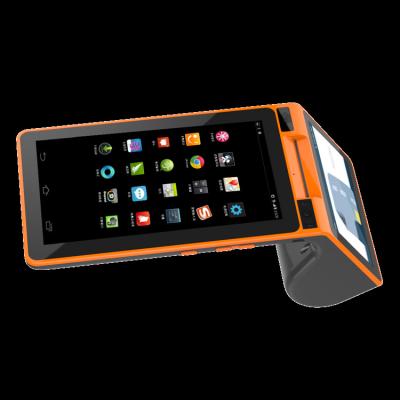 China 7 Inch Mobile Android Smart POS Terminal Portable Wifi Touch Screen With Printer for sale