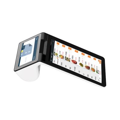 China Dual Screen Android Smart POS Terminal 7 Inch LCD With Printer for sale