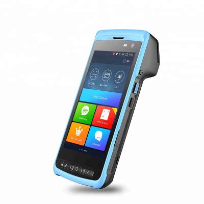 China 4G 5.0 Inch Android Smart POS Machine All In One Touch Screen for sale