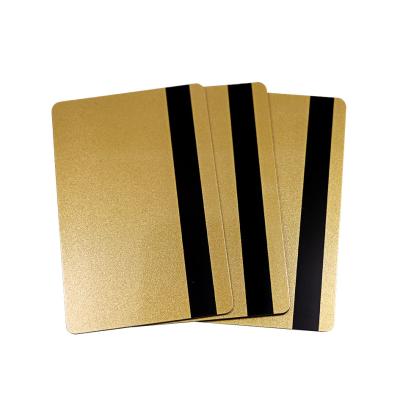 Chine Le cadeau en plastique de l'or CR80 de carte faite sur commande de PVC a imprimé l'impression offset métallique de CMYK à vendre