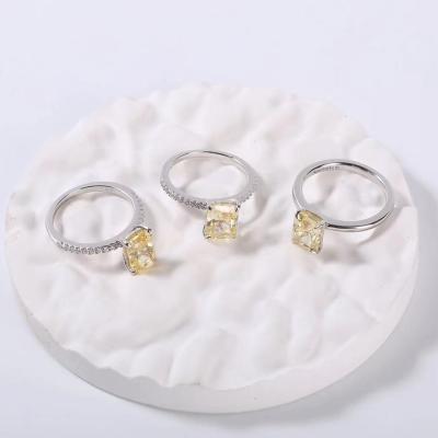 China Tipos de prata do casamento dos aneis de noivado 2.05g 925 CZ do vintage para mulheres à venda