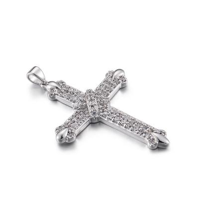 China Overlap II 925 Silver CZ Pendant 1.3mm Stones 1.90 Grams for sale