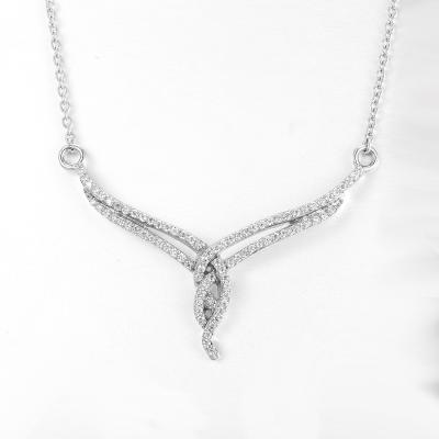 China Líneas dobles 925 joyería de plata pura de Sterling Silver Necklaces 5.03g Kundan en venta