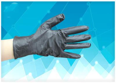 China Los guantes plásticos de Isposable de la resbalón anti curvaron el finger que la esterilidad superficial texturizada mantiene en venta