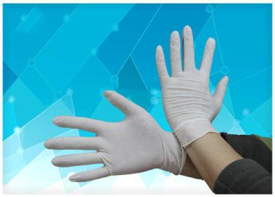 China Elasticity Clear Disposable Gloves , Polythene Disposable Gloves Smooth Surface for sale