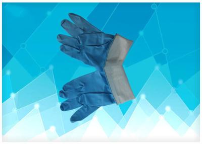 China guantes de goma estéril del grueso de 0.15m m, artículo a prueba de polvo de los guantes disponibles del PE en venta