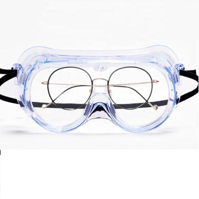 China Virus Preventing Medical Safety Glasses Fully Enclosed Recycled Anti Fog Impact Resistant for sale