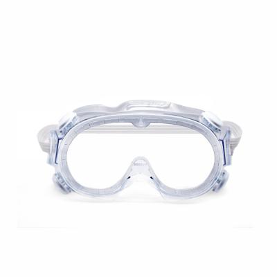 China Gafas de seguridad médicas del policarbonato resistentes a los choques con cuatro válvulas en venta