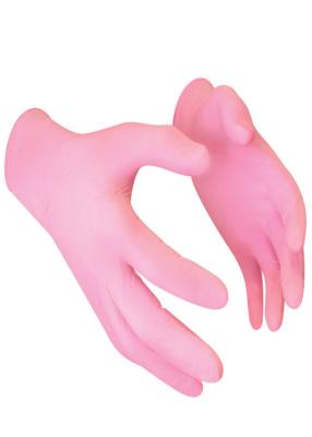 China Curved  Disposable Hand Gloves , Disposable Poly Gloves With Textured Surface for sale