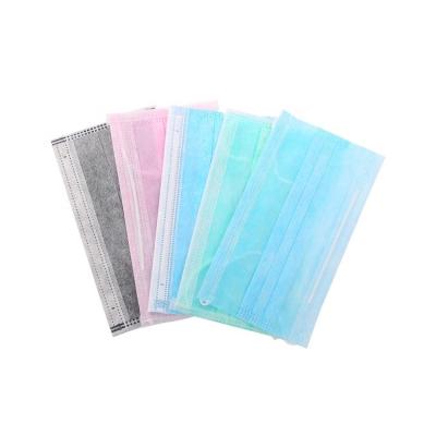 China Eco-Friendly Disposable Breathing Mask , 3 Ply Non Woven Face Mask for sale