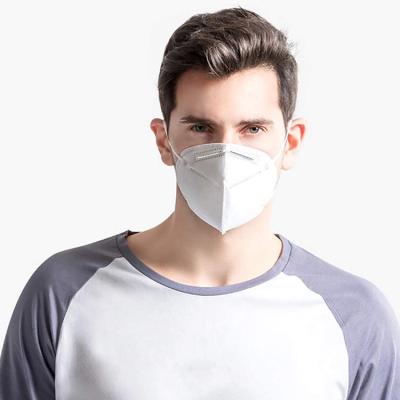 China Dust Proof Folding FFP2 Mask Non Woven Disposable Face Mask With Elastic Earloop for sale