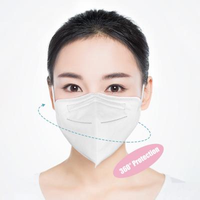 China Ear Wearing Folding FFP2 Mask , Disposable Protective Mask 4 Layer Protection for sale