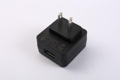 China Black Color 6W 5V 1A PD USB Power Adapter 5V 1.2A 5V 0.5A IEC60335 IEC60065 for sale