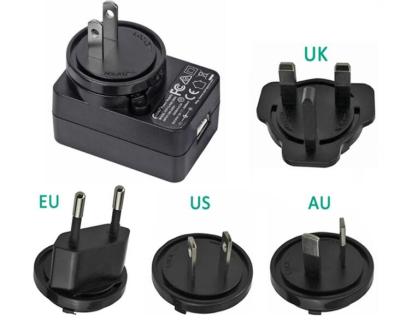 China US UK EU Multi Plug Charger Adapter Universal Plug In 12W 24V DC Power Supply for sale