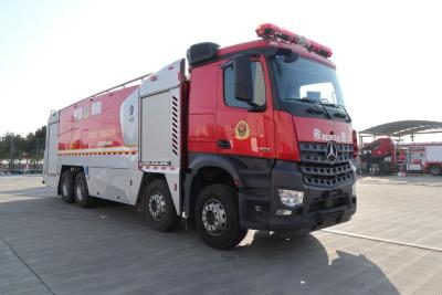 China BENZ Tanque de agua Motor de bomberos Camión de agua 14000L espuma 6000L Camión de bomberos de rescate de incendios en venta