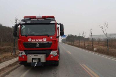 China JY120 HOWO Fire Department Rescue Truck 8660 X 2530 X 3550MM for sale