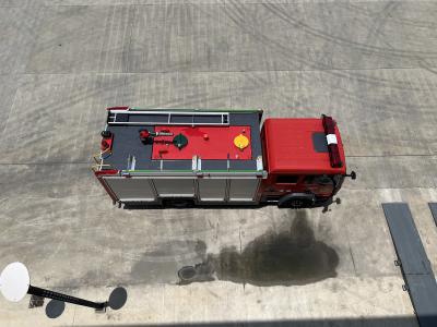 China PM60/SG60 8270MM Wasserbehälter Feuerwehrwagen ISUZU Schwerer Rettungswagen CB10/30 6000L zu verkaufen