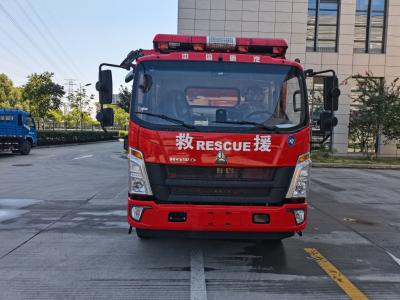 China PM35/SG35 HOWO Fire Truck Fire Safety Truck 7m Heavy Duty  11KW for sale